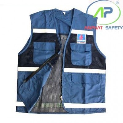 Áo phản quang Chi lê  (Màu Xanh lơ)